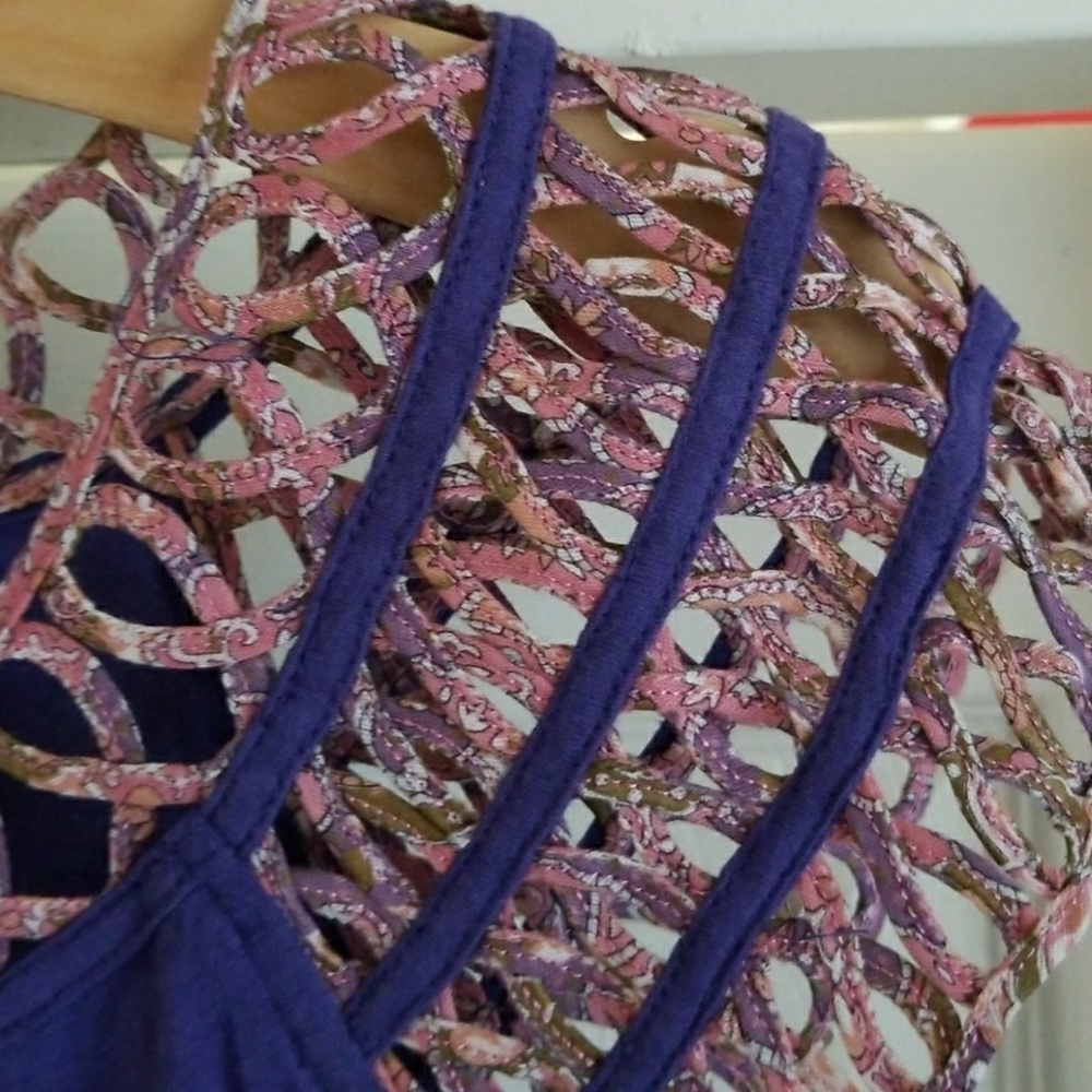 Purple Anthropologie Top - Picture 2 of 2